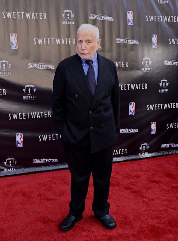 Richard Dreyfuss attends the premiere of "Sweetwater" at the Stephen J. Ross Theater, Warner Bros. Studio in Burbank, Calif., on April 11. The actor turned s 76 on October 29. File Photo by Alex Gallardo/UPI