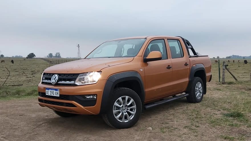 Volkswagen Amarok en su versión base: mantenerla sale más de $100.000 por mes.