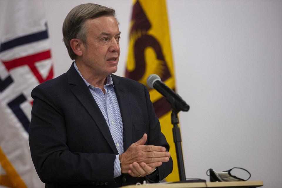 Arizona State University President Michael Crow – USA TODAY Sports