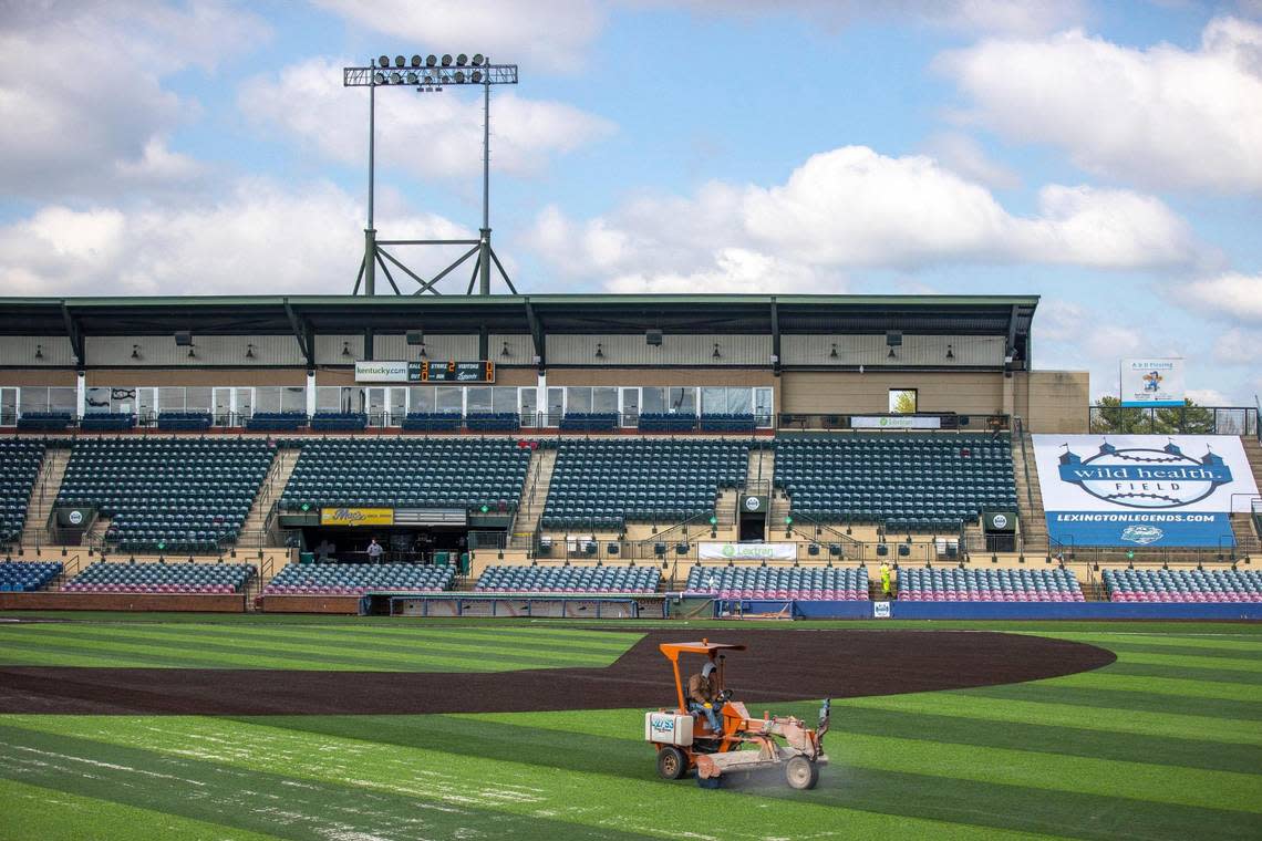 A new artificial turf playing surface was installed at Wild Health Field last season.