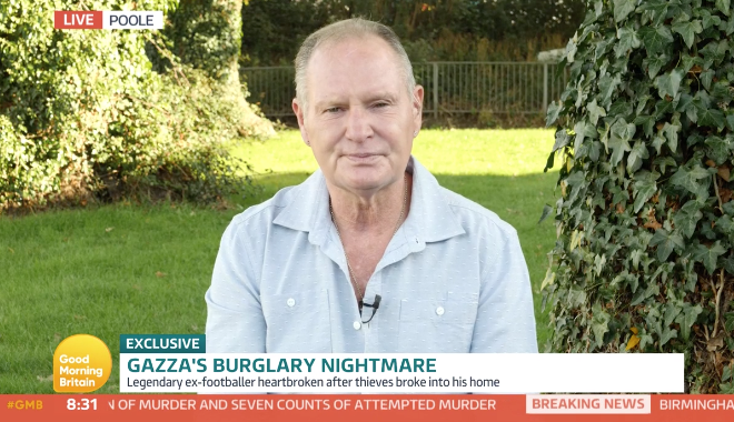 Paul Gascoigne appeals to the thieves who stole his father's possessions on Good Morning Britain