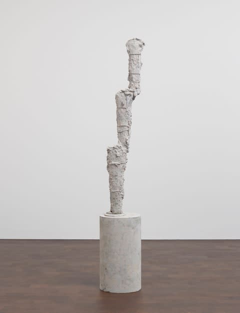 Cy Twombly's Untitled, 2009 at Gagosian London - Credit: © Cy Twombly Foundation, courtesy Gagosian