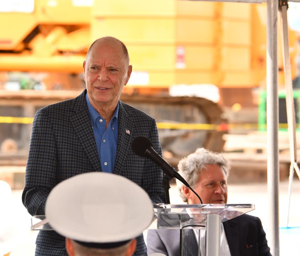 Congressman Bill Posey spoke about the project. Port Canaveral CEO John Murray, Canaveral Port Authority Commissioners, Cong. Bill Posey and other elected officials were at Port Canaveral Thursday morning for groundbreaking of Port Canaveralâ€™s North Cargo Berth 3, a $48 million project.  