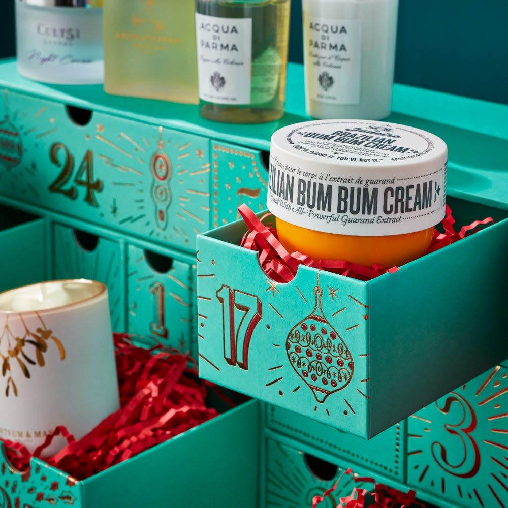 From candles to skincare, the calendar has a great curated collection of goodies. (Fortnum & Mason)