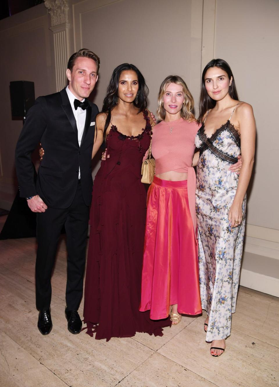 Tucker Gurley, Padma Lakshmi, Tara Famiglietti, and Laura Amanda Taylor