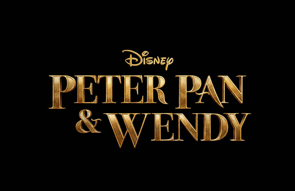 The title treatment for Peter Pan & Wendy (Disney)