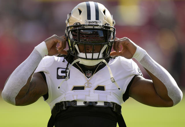 New Orleans Saints, Mark Ingram unveil new black helmet to be worn at least  once in 2022 NFL season 