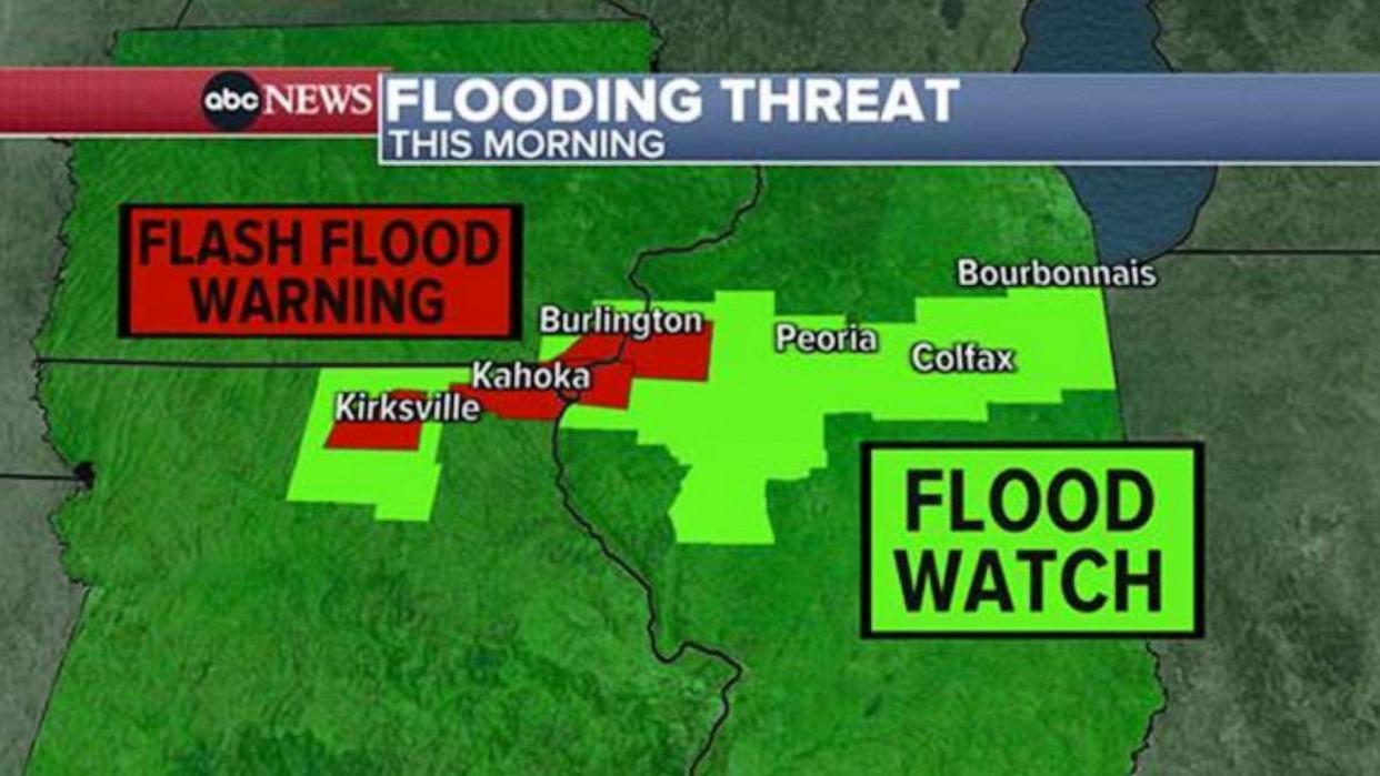 PHOTO: Flooding threat weather graphic (ABC News)