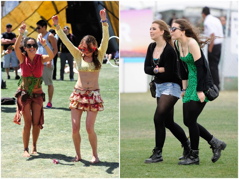 2012 Coachella festival-goers