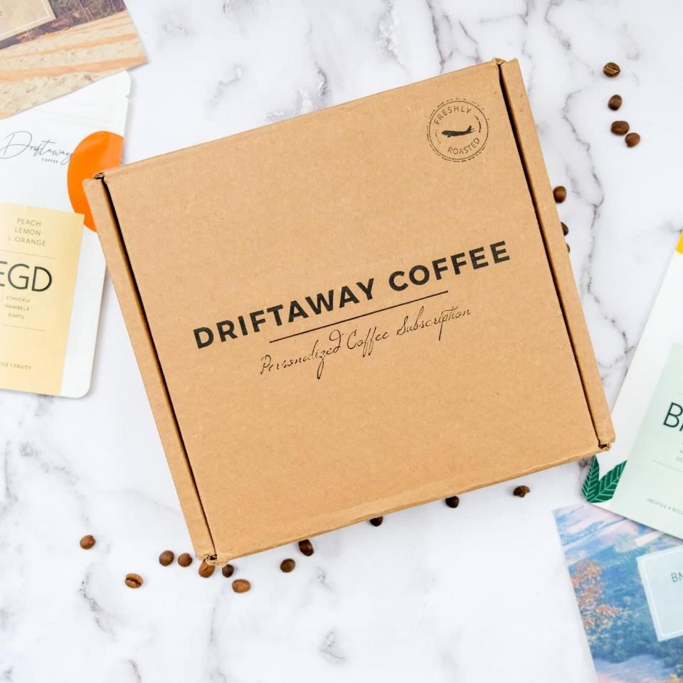 <p><strong>Driftaway Coffee</strong></p><p>driftaway.coffee</p><p><strong>$32.00</strong></p><p><a href="https://go.redirectingat.com?id=74968X1596630&url=https%3A%2F%2Fdriftaway.coffee%2Fcoffee-sampler%2F%23buy_sampler&sref=https%3A%2F%2Fwww.womansday.com%2Flife%2Fg964%2Fgifts-for-men%2F" rel="nofollow noopener" target="_blank" data-ylk="slk:Shop Now;elm:context_link;itc:0;sec:content-canvas" class="link ">Shop Now</a></p><p>Anyone looking to expand their coffee palate could use this coffee explorer kit, which includes four single-origin coffees from around the world in a variety of roasts and flavor profiles. As a bonus, every box comes with a video of their roasters discussing the stories behind each coffee. </p>