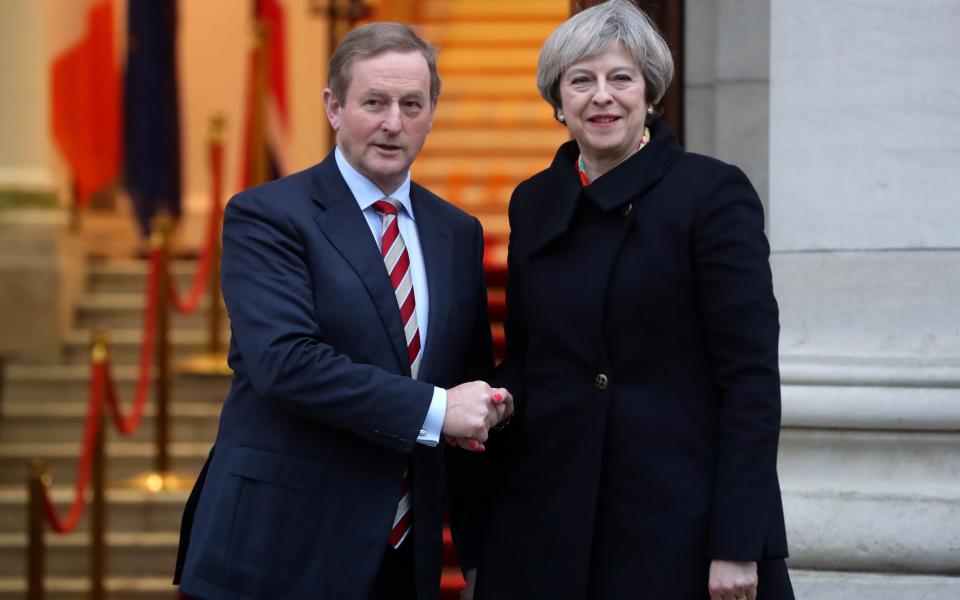 The Prime Minister and Enda Kenny - Credit: Niall Carson