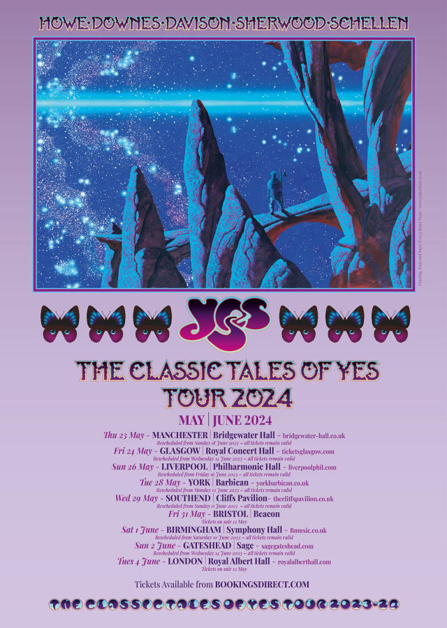 Yes announce new Classic Tales Of Yes tour dates for 2024