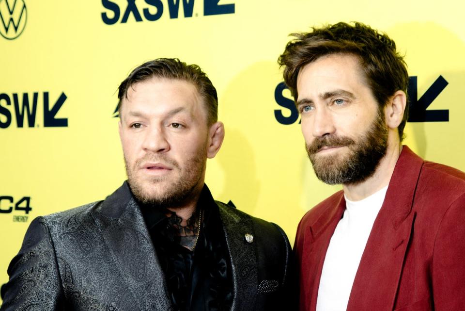 McGregor (left) with Road House co-star Jake Gyllenhaal (Getty Images for Amazon MGM Studios)