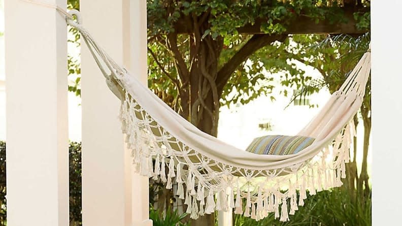 This hammock is every bit as pretty as it is comfortable.