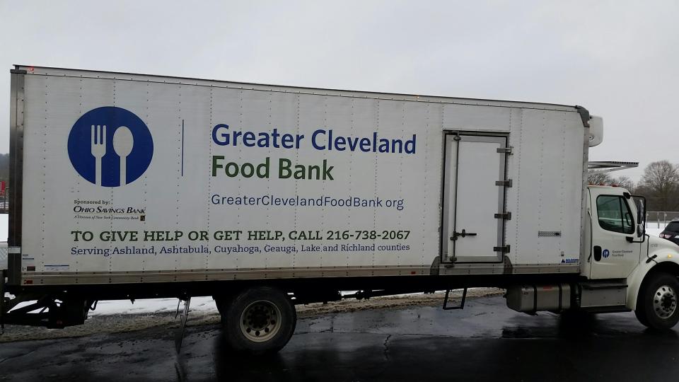 The Cleveland Food Bank will sponsor a mobile food pantry Friday at the Loudonville High School field house parking lot.