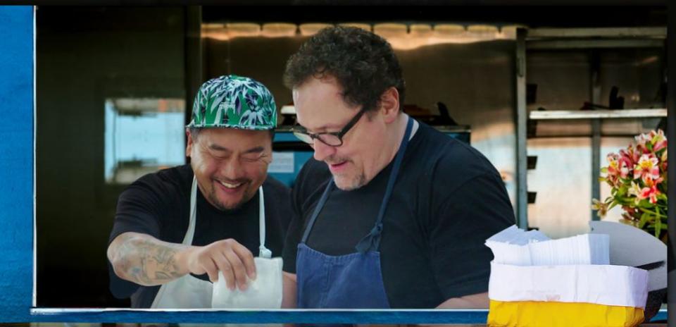 Roy Choi and Jon Favreau.&nbsp; (Photo: Netflix)