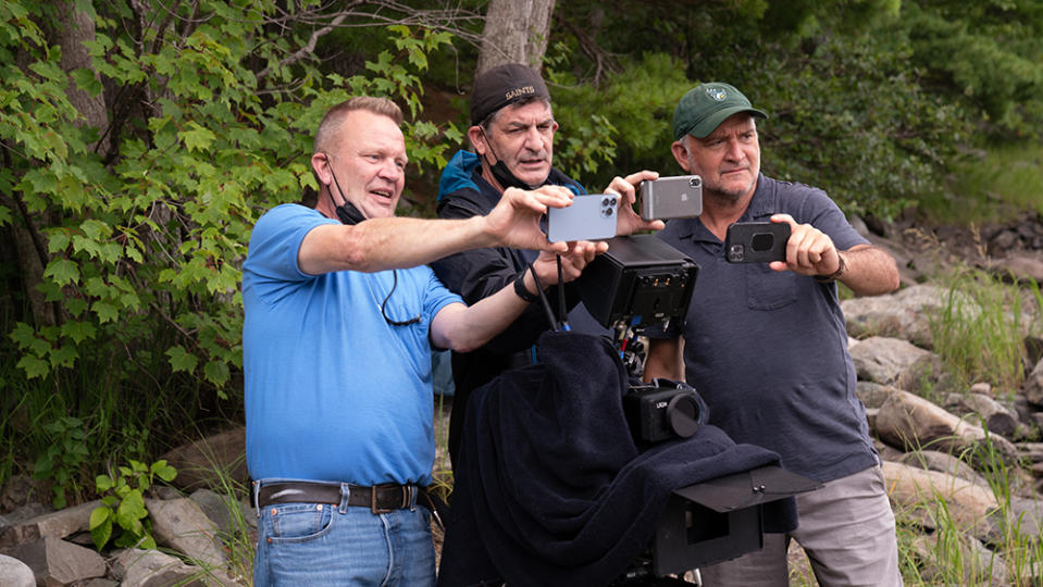 Behind-the-scenes of Sullivan’s Crossing while shooting on location at Laurie Provincial Park, Nova Scotia. - Credit: Photo by Mike Tompkins