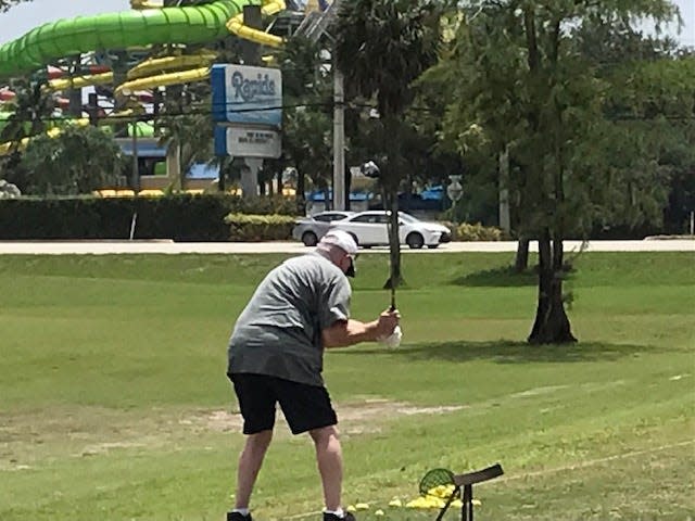 Lone Pine Golf Course is across North Military Trail from Rapids Water Park in Riviera Beach.