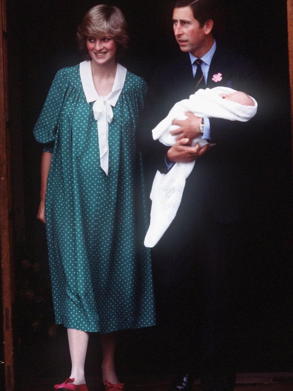 June 21, 1982: Prince William is born a month before the couple's first anniversary and Charles now has an heir.