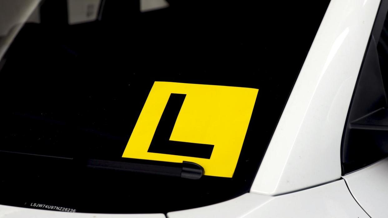 SYDNEY, AUSTRALIA - NewsWire Photos - MAY 26, 2023: General view editorial generic stock image of driver learner L-plates. Picture: NCA NewsWire / Nicholas Eagar