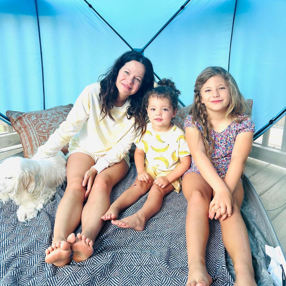 Tammin Sursok with her two daughters