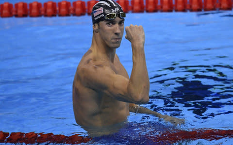 Michael Phelps at the Rio 2016 Olympics - Credit: CHRISTOPHE SIMON/AFP/Getty Images