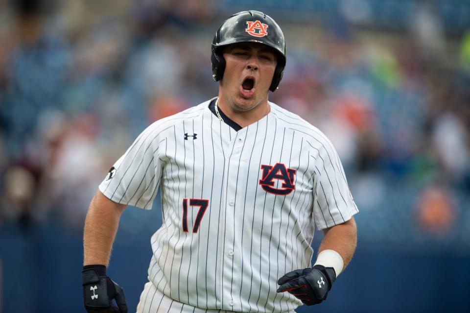 Auburn slugger Sonny DiChiara was named SEC Player of the Year last week and is the Tigers' leader in most offensive categories.