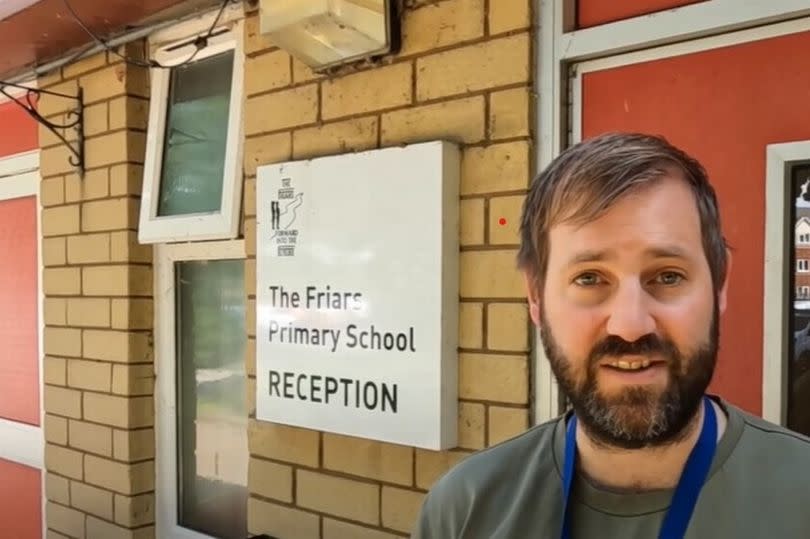 Michael Earnshaw - headteacher of The Friars Primary School in Salford