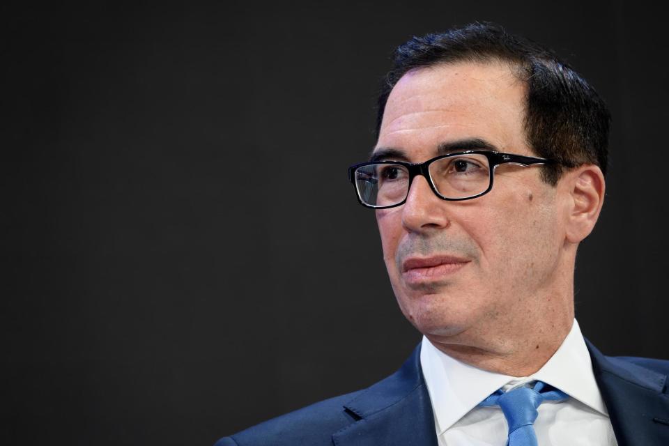 US Treasury Secretary Steven Mnuchin (AFP via Getty Images)