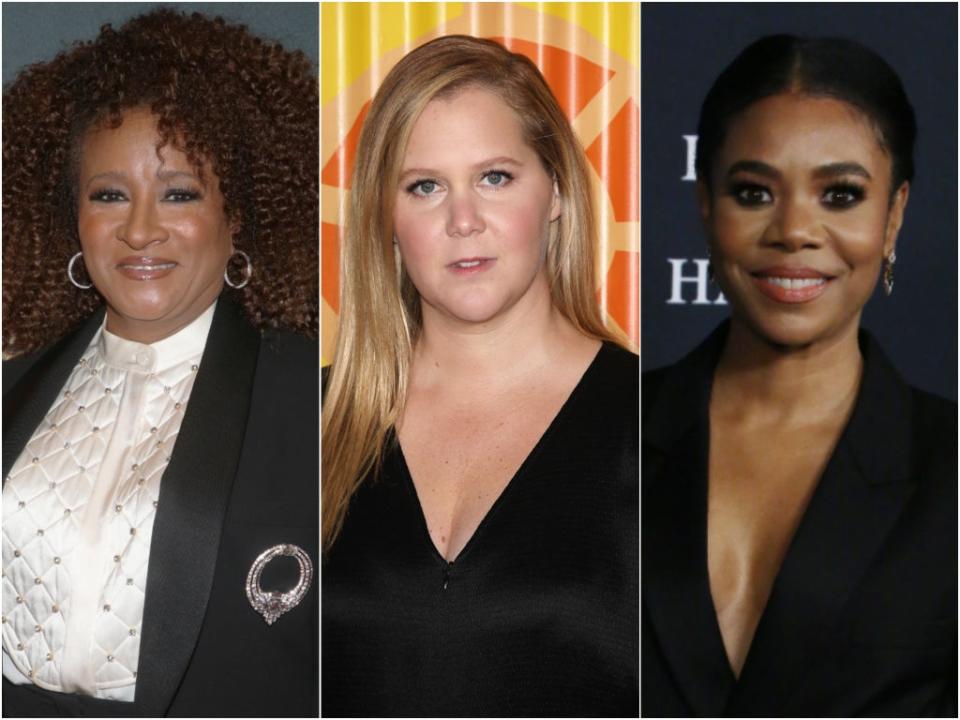 From L-R: Wanda Sykes, Amy Schumer, Regina Hall  (Shutterstock)