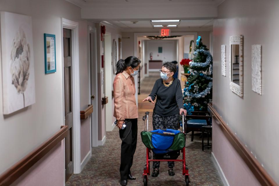 Under the Biden administration's proposed standards, every nursing facility would have to provide a registered nurse on site 24/7 and have enough nurses and nurse aides to provide routine bedside care, among other tasks.