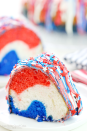 <p>This is better than any actual firework.</p><p>Get the recipe from <a href="http://www.lovebakesgoodcakes.com/2012/04/firecracker-cake.html" rel="nofollow noopener" target="_blank" data-ylk="slk:Love Bakes Good Cakes;elm:context_link;itc:0;sec:content-canvas" class="link ">Love Bakes Good Cakes</a>.</p>