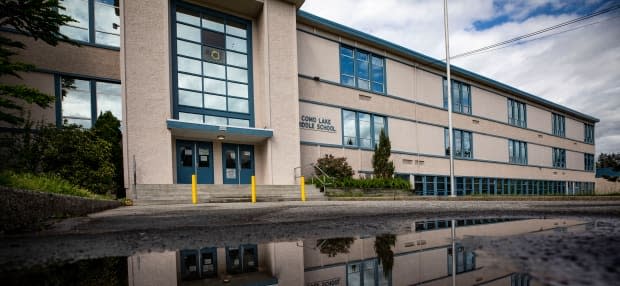 Como Lake Middle School in Coquitlam, British Columbia on Wednesday, May 13, 2020. 