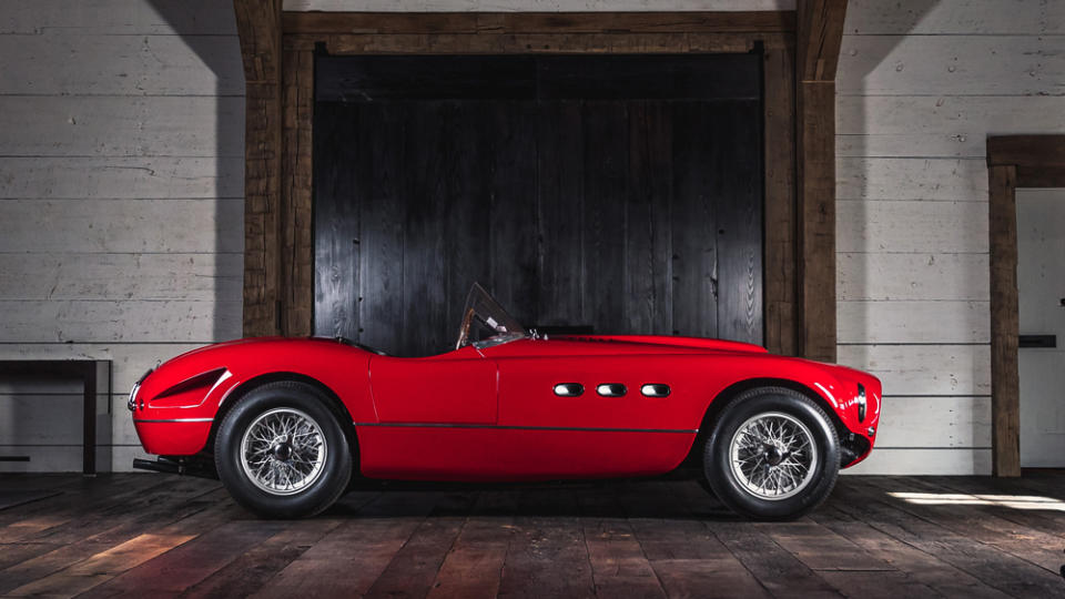 Already an extremely limited model, this 1953 Ferrari 340 MM is one of only four surviving examples with a body by Vignale. - Credit: Theodore W. Pieper, courtesy of RM Sotheby's.
