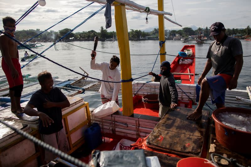 FILE PHOTO: Five years after South China Sea ruling, China's presence around Philippines grows