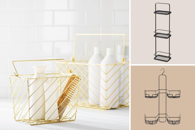 13 Shower Storage Ideas to Keep All of Your Bath Essentials Organized