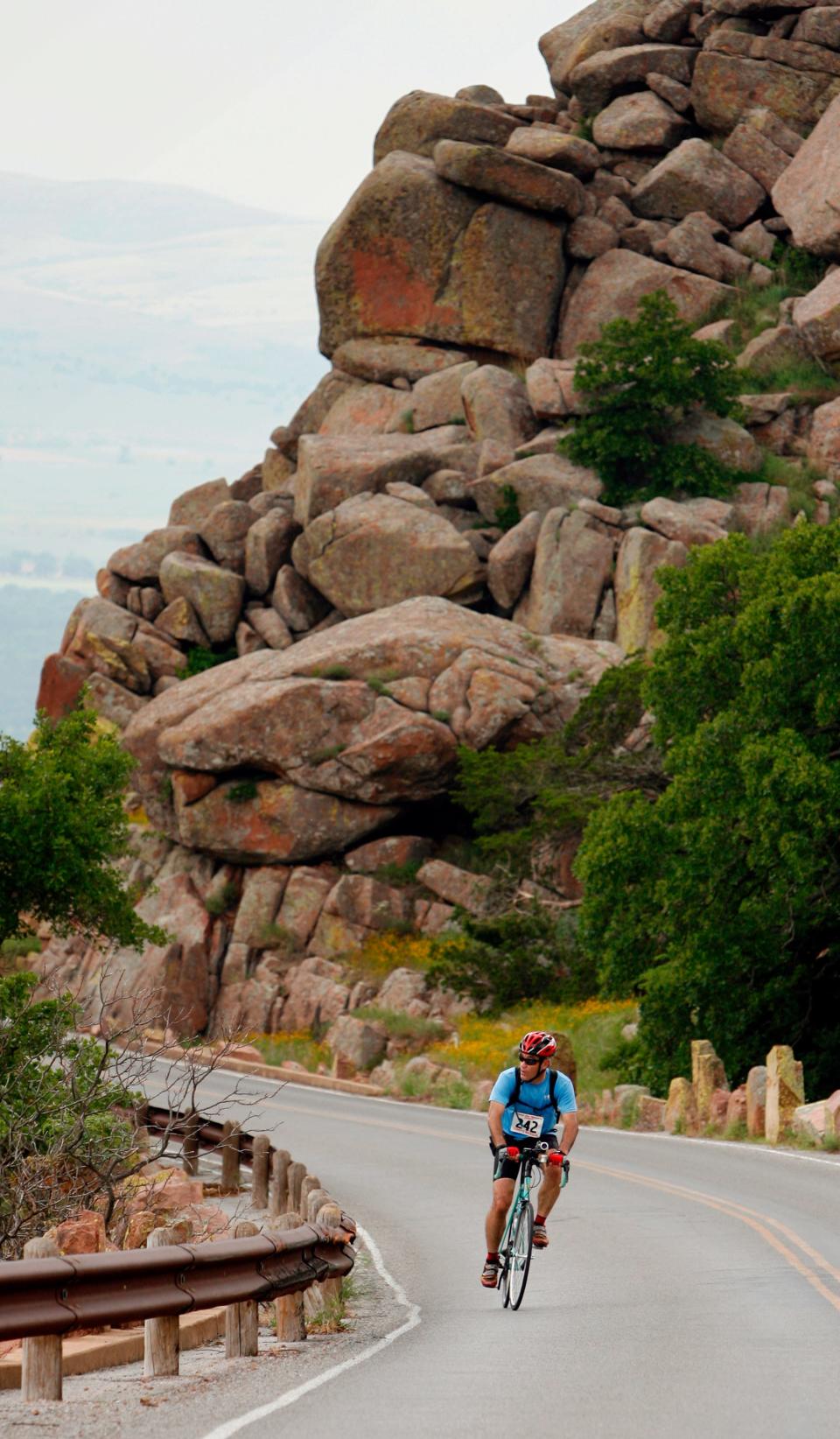 The Tour de Meers Bike Ride, an annual fundraising event for the Meers Volunteer Fire Department, offers cyclists varying lengths for the routes, including 10, 22, 36 or 60 miles, in the vicinity of Meers, Medicine Park and the Wichita Mountains Wildlife Refuge.