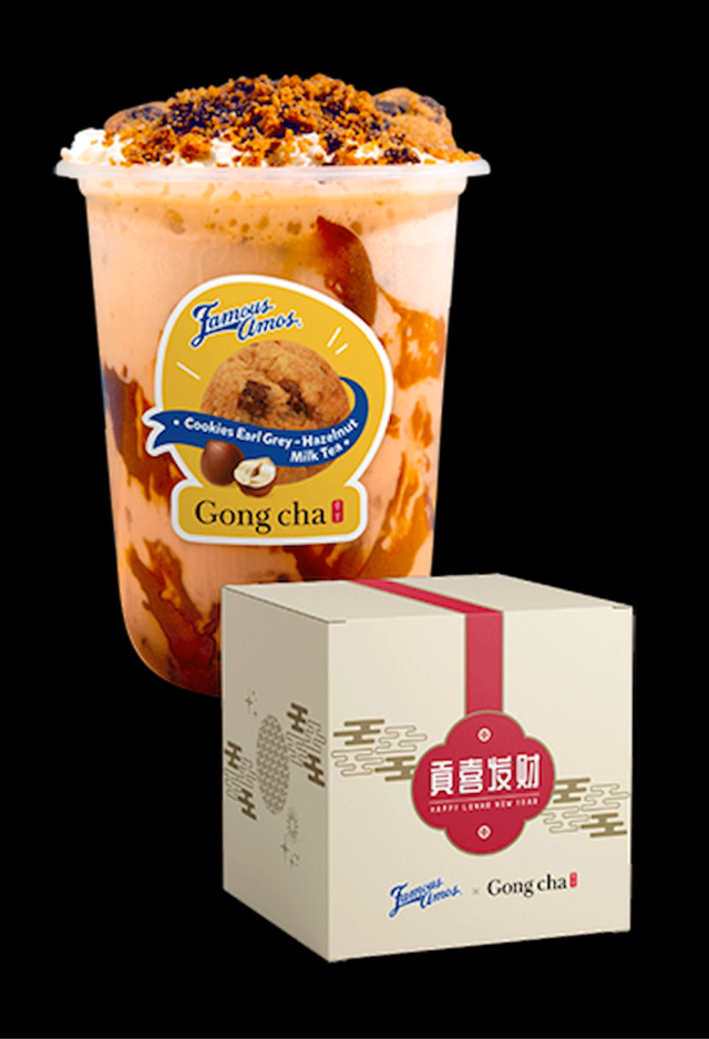 Latest Gong Cha x Famous Amos collab has Cookies Earl Grey