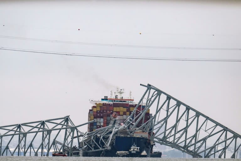 Nach dem Einsturz einer Autobahnbrücke in der US-Stadt Baltimore hat die Phase der Aufräumarbeiten in der Hafenstadt an der Ostküste der USA begonnen. (Jim WATSON)