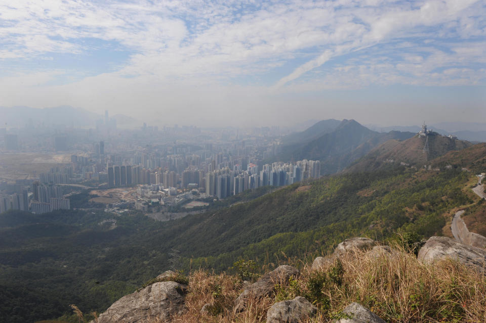 飛鵝山頂是欣賞九龍風景熱門地方。