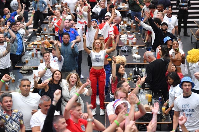 England fans were also watching at BOXPARK Croydon