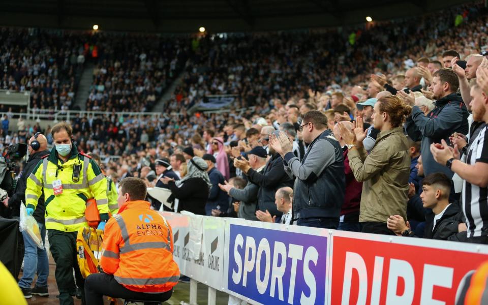 Off-duty A&E doctor who helped save stricken Newcastle fan 'doesn't want people to call me a hero' - GETTY IMAGES