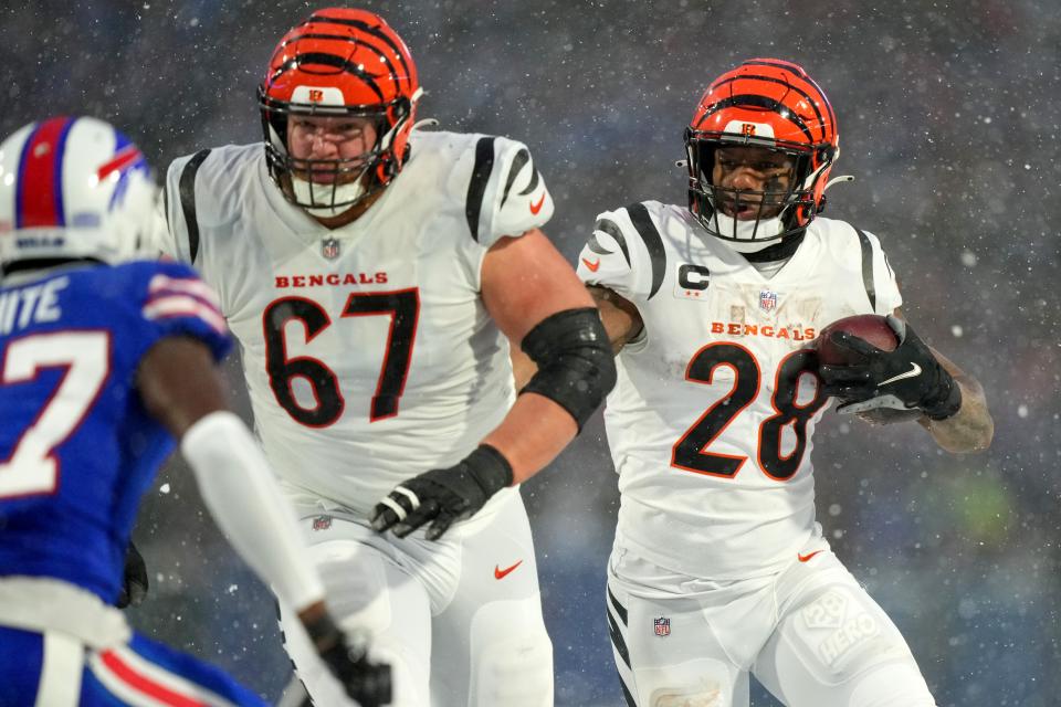 Cincinnati Bengals offensive guard Cordell Volson has been one of the Bengals' most consistent players over the last two months.