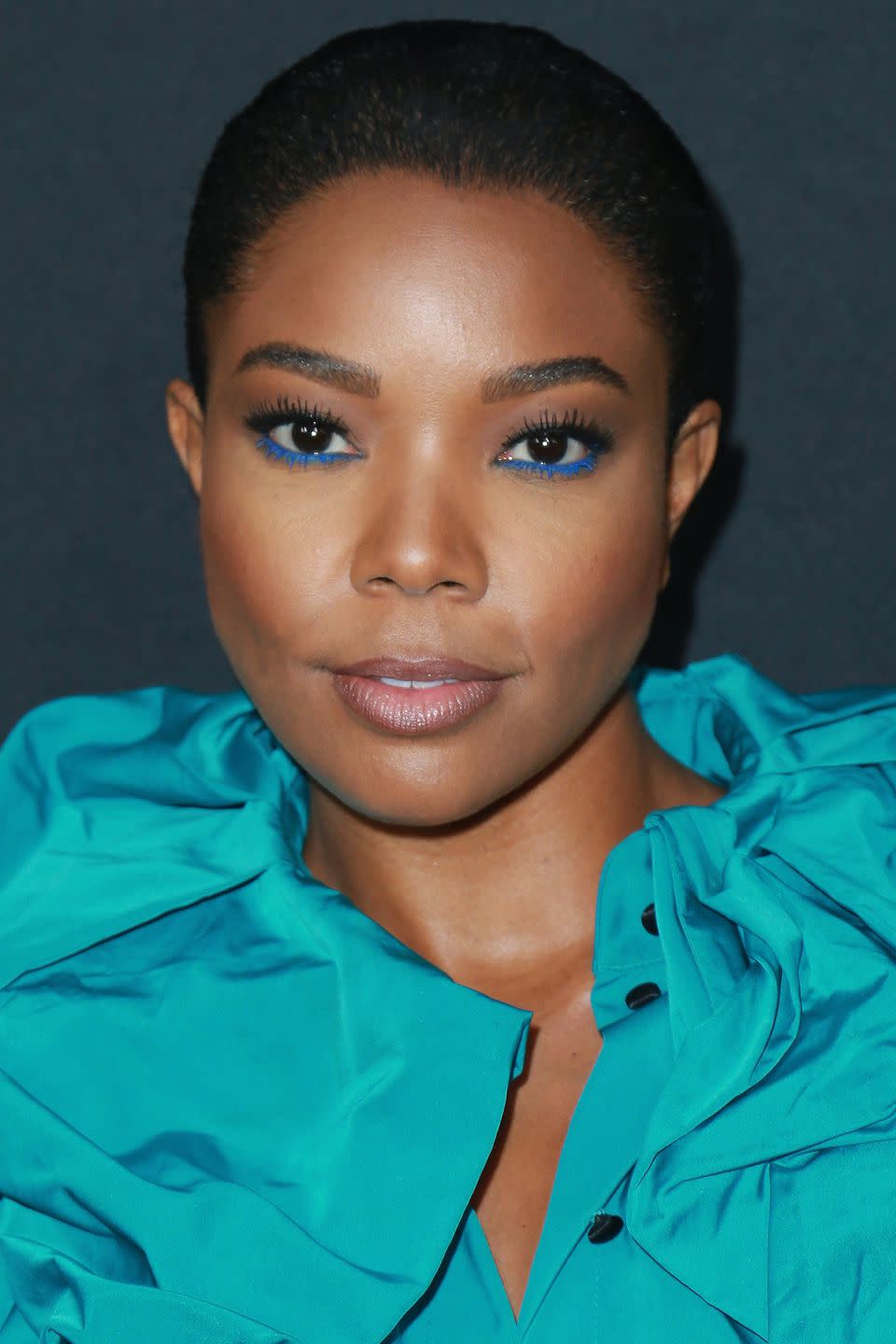 <p>While blue eyeliner might evoke memories of teenage make-up gone wrong, Gabrielle Union shows that it can lift and brighten your eyes when worn just on your lower lash line. Choose a creamy textured liner, such as Marc Jacobs' <a rel="nofollow noopener" href="https://www.johnlewis.com/marc-jacobs-highliner-gel-eye-crayon/navy-noir/p2907203" target="_blank" data-ylk="slk:Highliner in Navy Noir;elm:context_link;itc:0;sec:content-canvas" class="link ">Highliner in Navy Noir</a>, £20, and then balance the look by defining your eyes with black eyeliner along your upper lash line and lots of Eyeko's <a rel="nofollow noopener" href="https://www.eyeko.com/eyeko-yoga-waterproof-mascara?language=en¤cy=GBP&gclid=CjwKCAjww6XXBRByEiwAM-ZUIK1Z0ke2rZiTBlNzi_nwmF5ZtMYZFBhrgybShtqASJgtwA3fi9aZSBoCKeAQAvD_BwE" target="_blank" data-ylk="slk:Yoga Mascara;elm:context_link;itc:0;sec:content-canvas" class="link ">Yoga Mascara</a>, £19.</p>