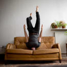 <p>Morris does a headstand on his couch and finds the remote, his keys and enough change for a ride on the Tube. </p> <a href="http://www.stcm.co.uk/" rel="nofollow noopener" target="_blank" data-ylk="slk:(Photo by Caulton Morris);elm:context_link;itc:0;sec:content-canvas" class="link ">(Photo by Caulton Morris)</a>
