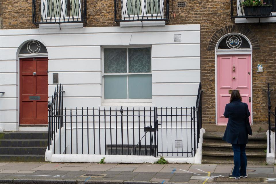 mortgage Westminster, London, UK. 26th March, 2024. Pretty terraced houses in Maunsel Street, Westminster, London. Property prices are reported to be rising again. Credit: Maureen McLean/Alamy