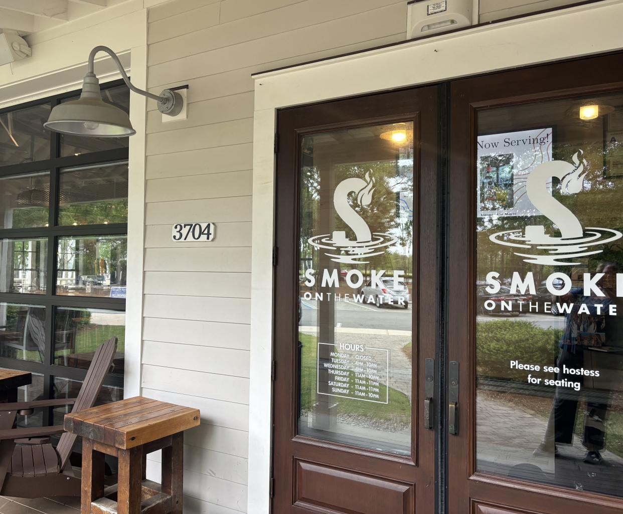 Smoke on the Water restaurant at 3704 Watercraft Ferry Ave. in Wilmington's Riverlights community.