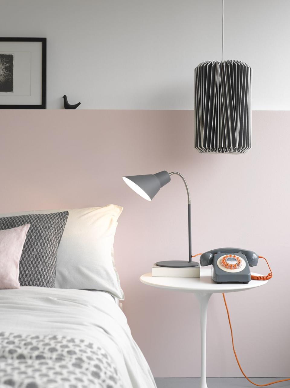 <p>A pink and grey bedroom combination is perfect, especially when you choose to bring in grey through accessories. From a desk lamp to scatter cushions, there are lots of ways you can tap into this calming palette. </p><p>• Shop the look at <a href="https://go.redirectingat.com?id=127X1599956&url=https%3A%2F%2Fwww.cuckooland.com%2F&sref=https%3A%2F%2Fwww.housebeautiful.com%2Fuk%2Fdecorate%2Fbedroom%2Fg37103497%2Fpink-grey-bedroom%2F" rel="nofollow noopener" target="_blank" data-ylk="slk:Cuckooland;elm:context_link;itc:0;sec:content-canvas" class="link ">Cuckooland</a></p>