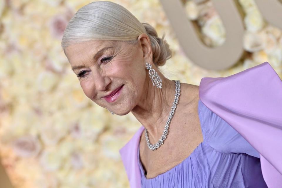 beverly hills, california january 07 helen mirren attends the 81st annual golden globe awards at the beverly hilton on january 07, 2024 in beverly hills, california photo by axellebauer griffinfilmmagic