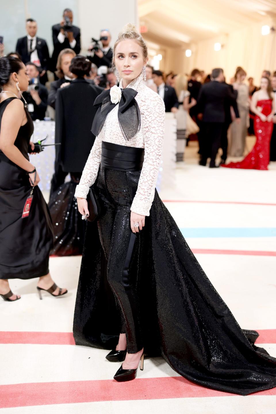 Emily Blunt attends the 2023 Met Gala.